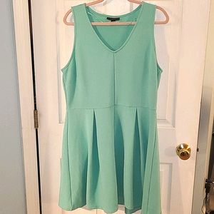 Textured Mint Dress